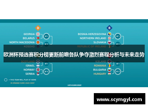 欧洲杯预选赛积分榜更新前瞻各队争夺激烈赛程分析与未来走势